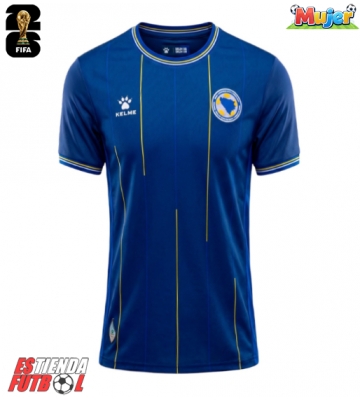 Bosnia y Herzegovina Segunda Equipación Mujer Mundial 2026 Manga Corta